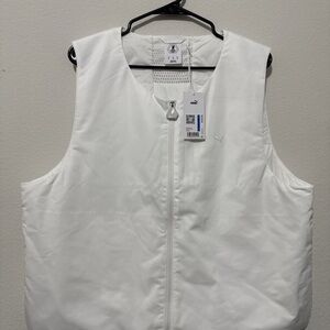 PUMA X Skepta Vest Mens White Casual Athletic Outerwear 63372102 Size XL